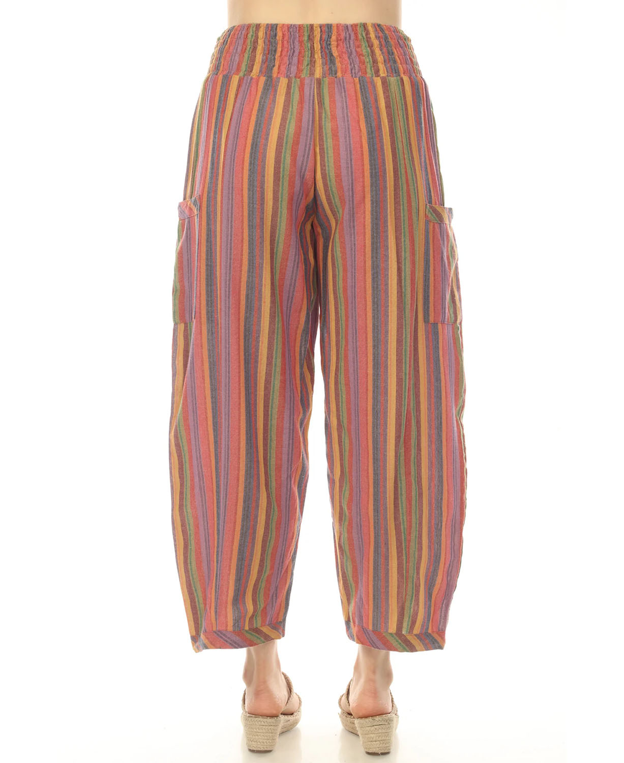 Long Story Short Harem Pants - Striped Festival Harem Pants | Hippie Pants | Soul Flower
