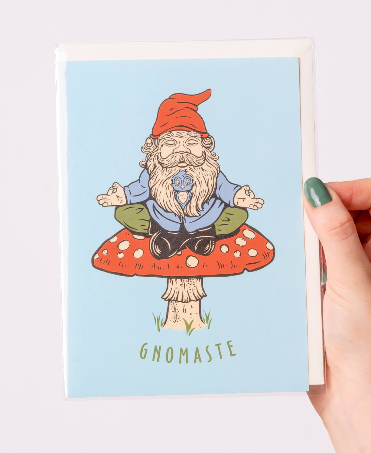 Gnomaste Greeting Card