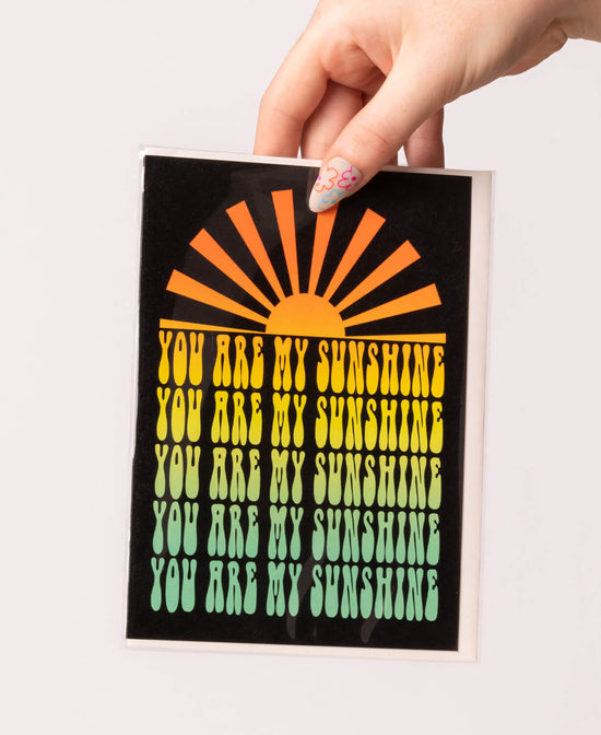 You Are My Sunshine Greeting Card - You Are My Sunshine Greeting Card | Soul Flower