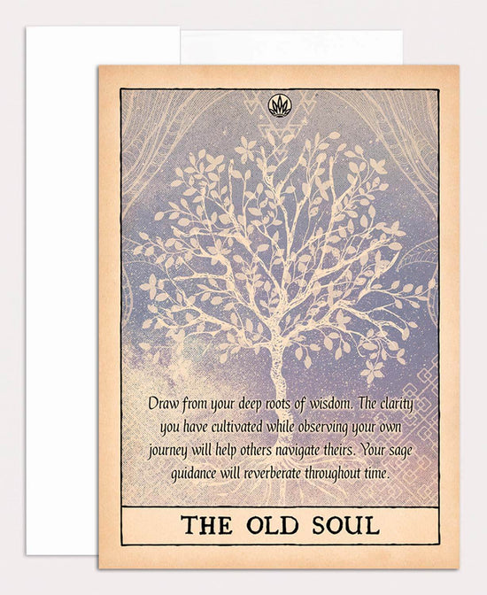 The Old Soul Greeting Card - Old Soul Greeting Card | Inspirational Greetings | Soul Flower