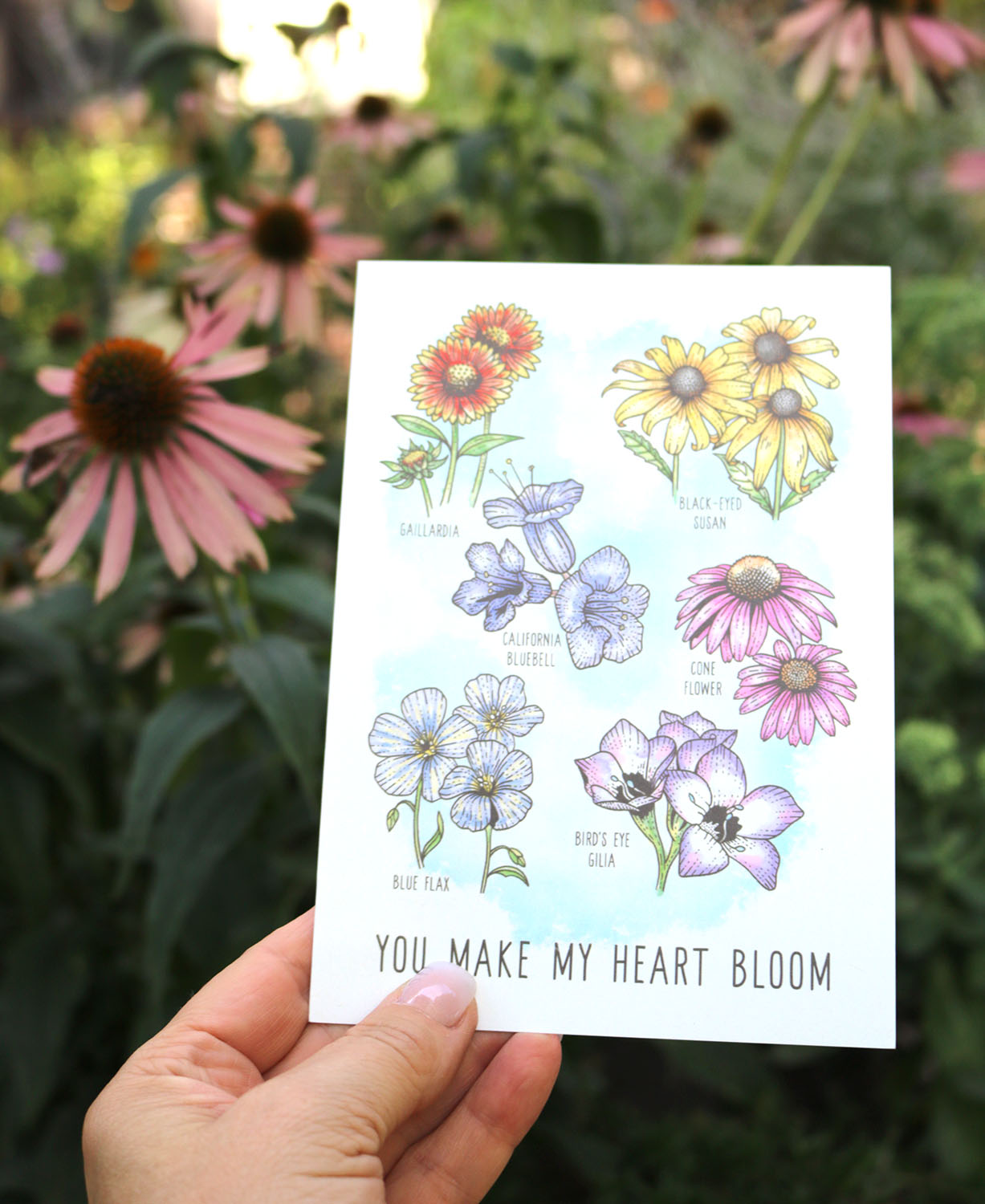 You Make My Heart Bloom Greeting Card
