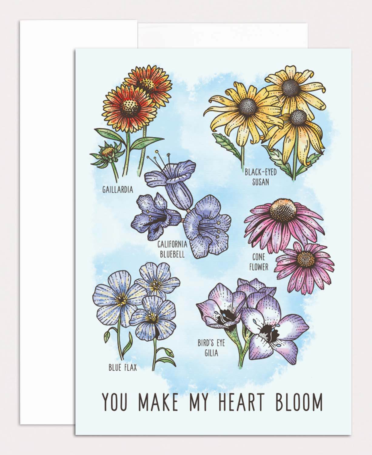 You Make My Heart Bloom Greeting Card