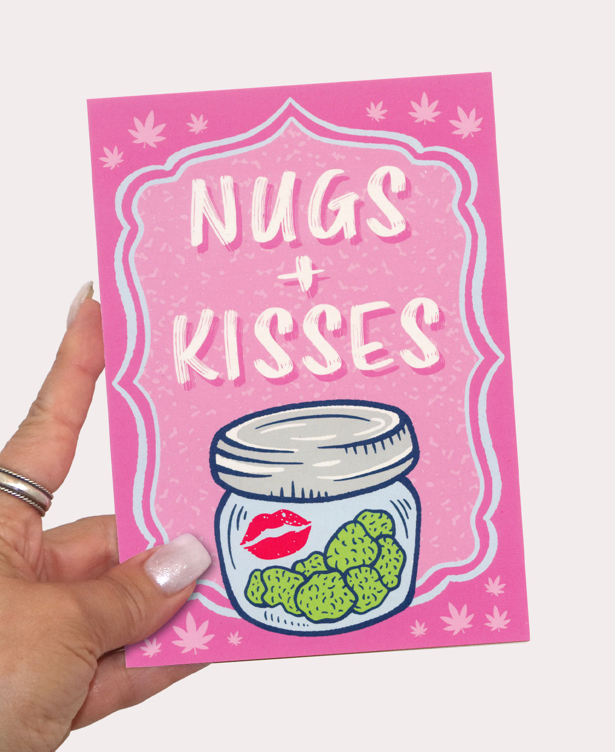 Nugs & Kisses Greeting Card