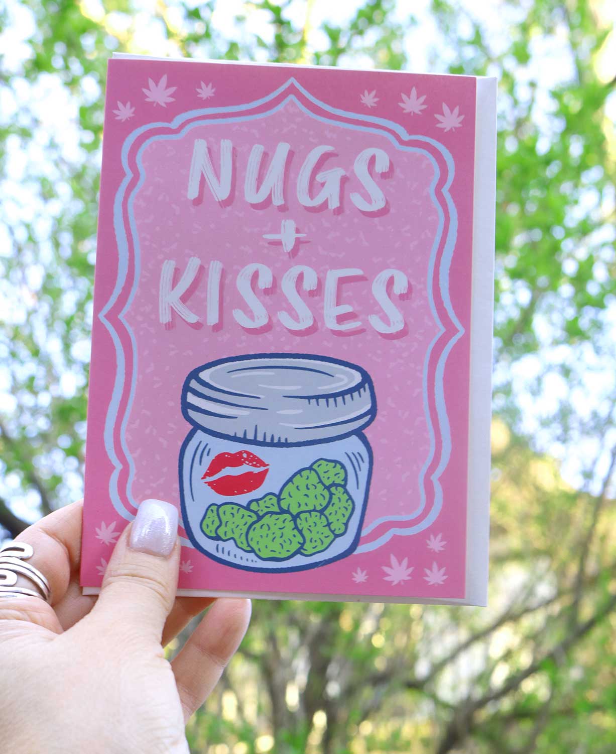 Nugs & Kisses Greeting Card