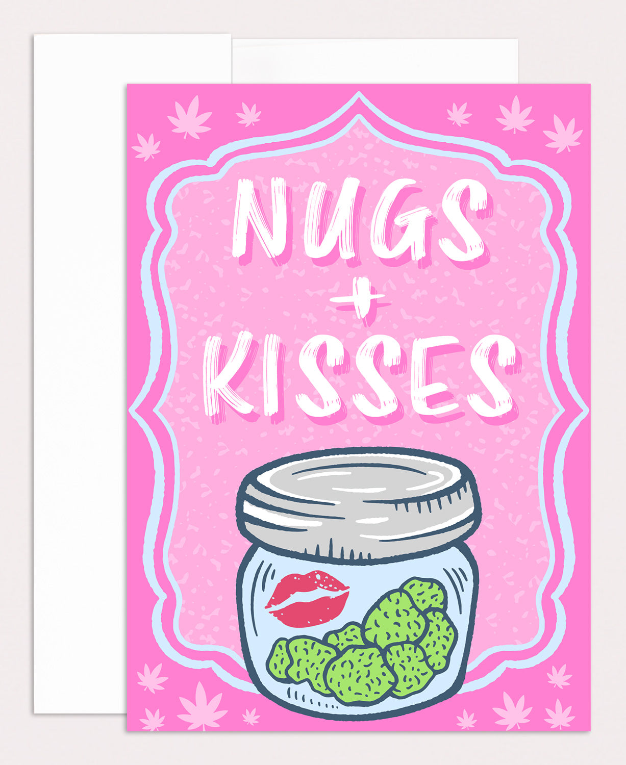 Nugs & Kisses Greeting Card