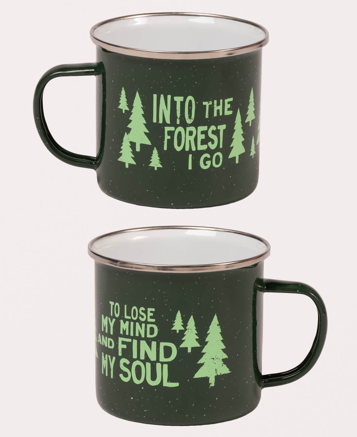 Into the Forest Enamel Camping Cup