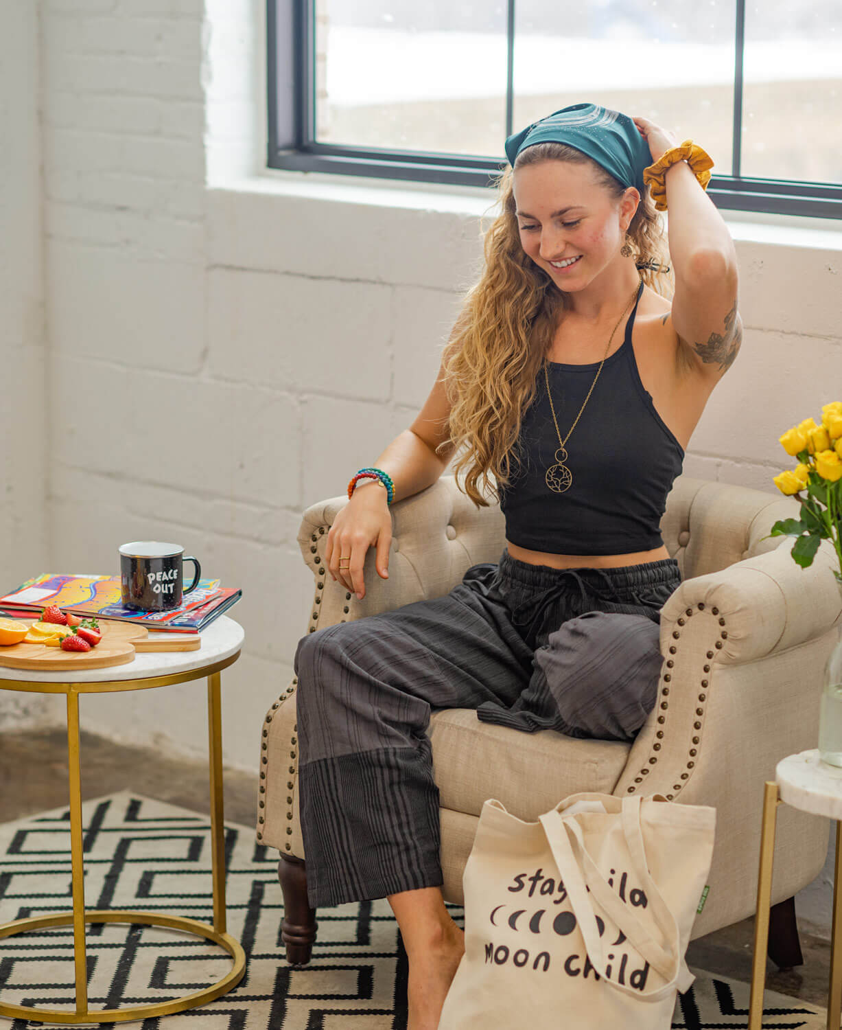 Peace Out Raccoon Enamel Camping Cup