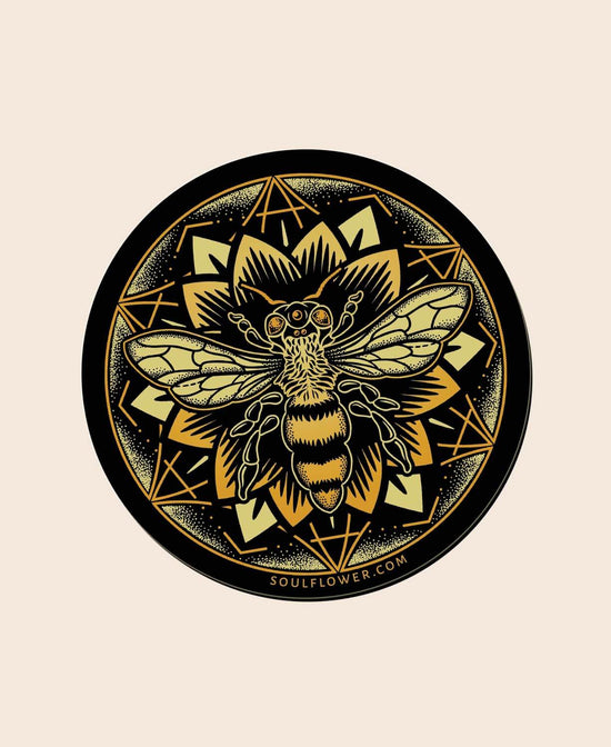 Bee Mandala Magnet - Bee Magnet | Bee Mandala Magnet | Soul Flower