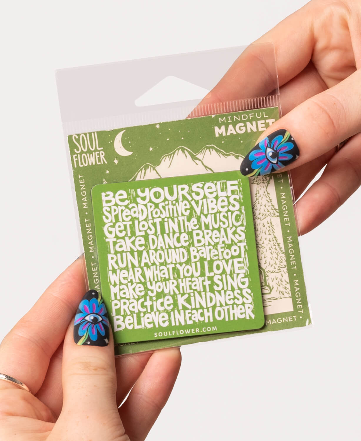 Soul Flower Manifesto Magnet