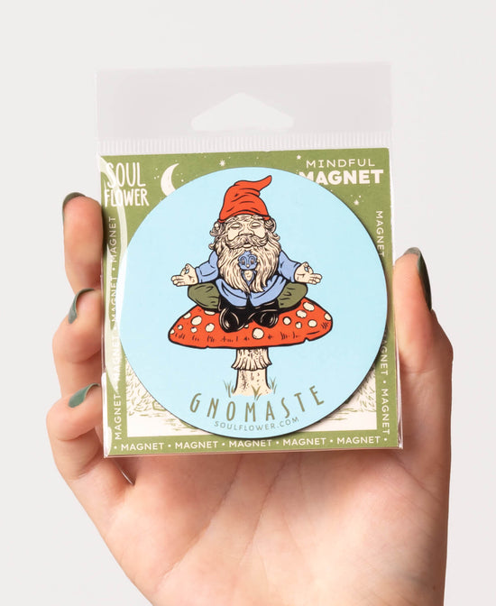 Gnomaste Magnet - Gnomaste Magnet | Namaste Magnet | Soul Flower