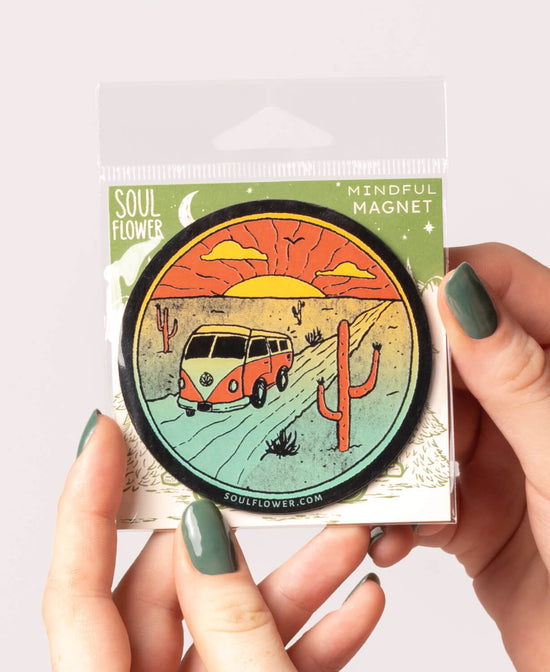 Desert Bus Magnet - Desert Bus Magnet | VW Bus Magnet | Soul Flower