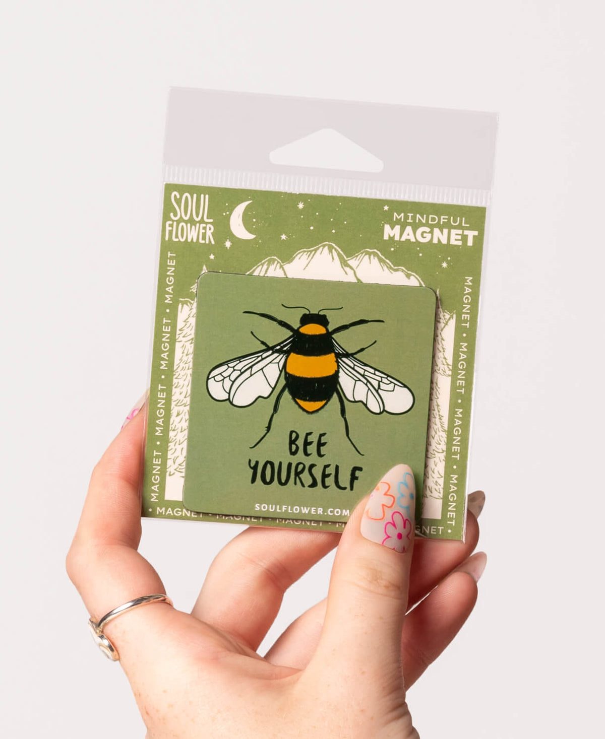 Soul Bee Bee Yourself Magnet | Cool Fridge Magnets | Soul Flower