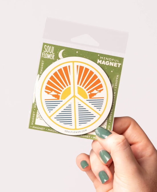 Peace Scene Magnet - Peace Scene Magnet | Cool Fridge Magnets | Soul Flower