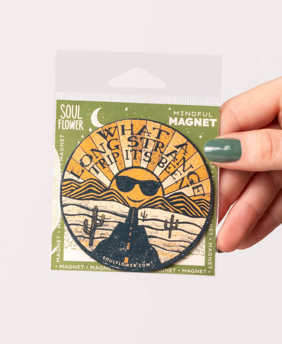 Long Strange Trip Magnet - Long Strange Trip Magnet | Hippie Magnets | Soul Flower