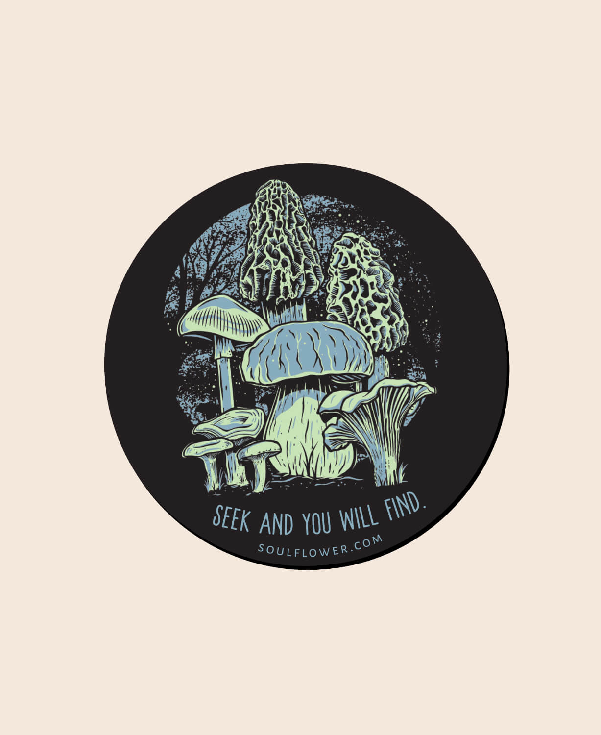 Mushroom Forager Magnet