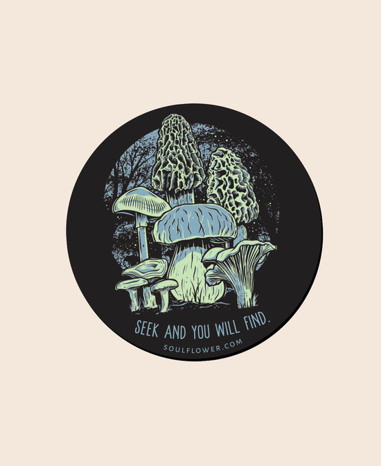 Mushroom Forager Magnet - Mushroom Magnet | Forager Magnet | Soul Flower