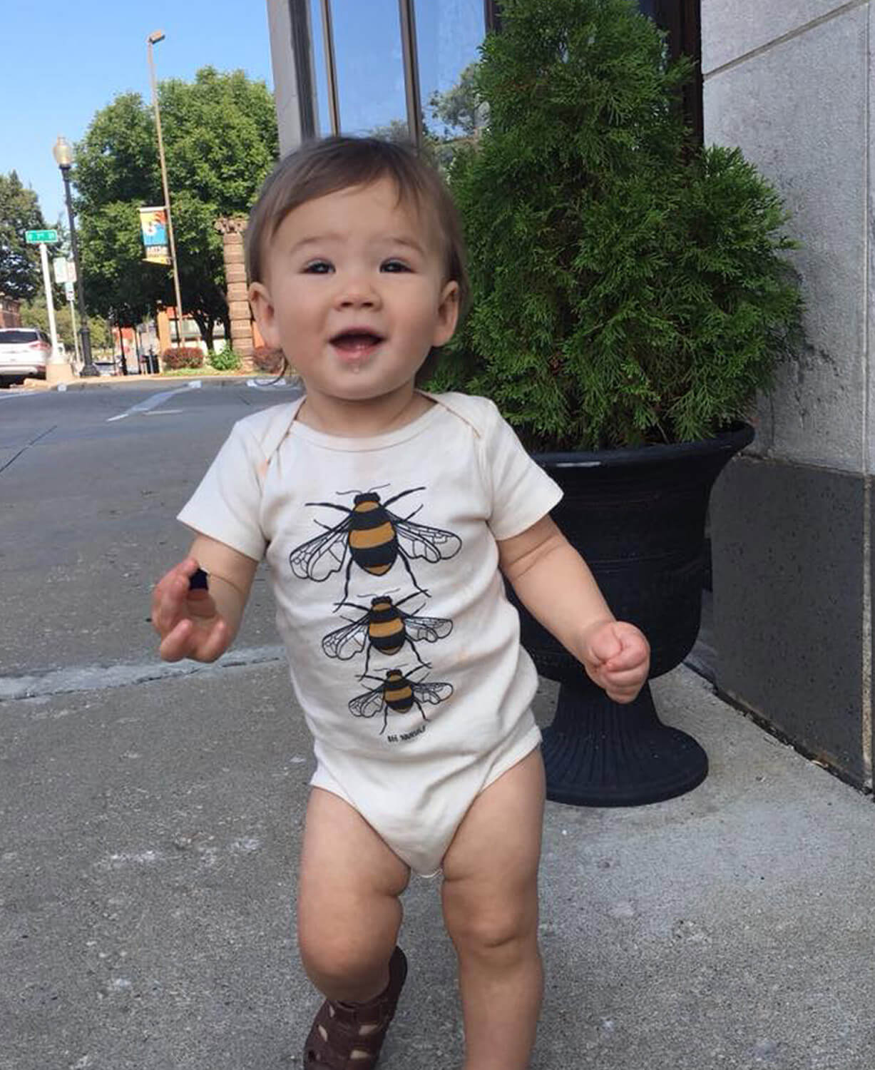 Bee Yourself Organic Baby Bodysuit