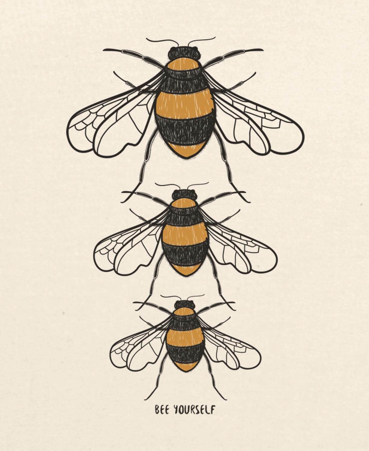 Bee Yourself Organic Baby Bodysuit