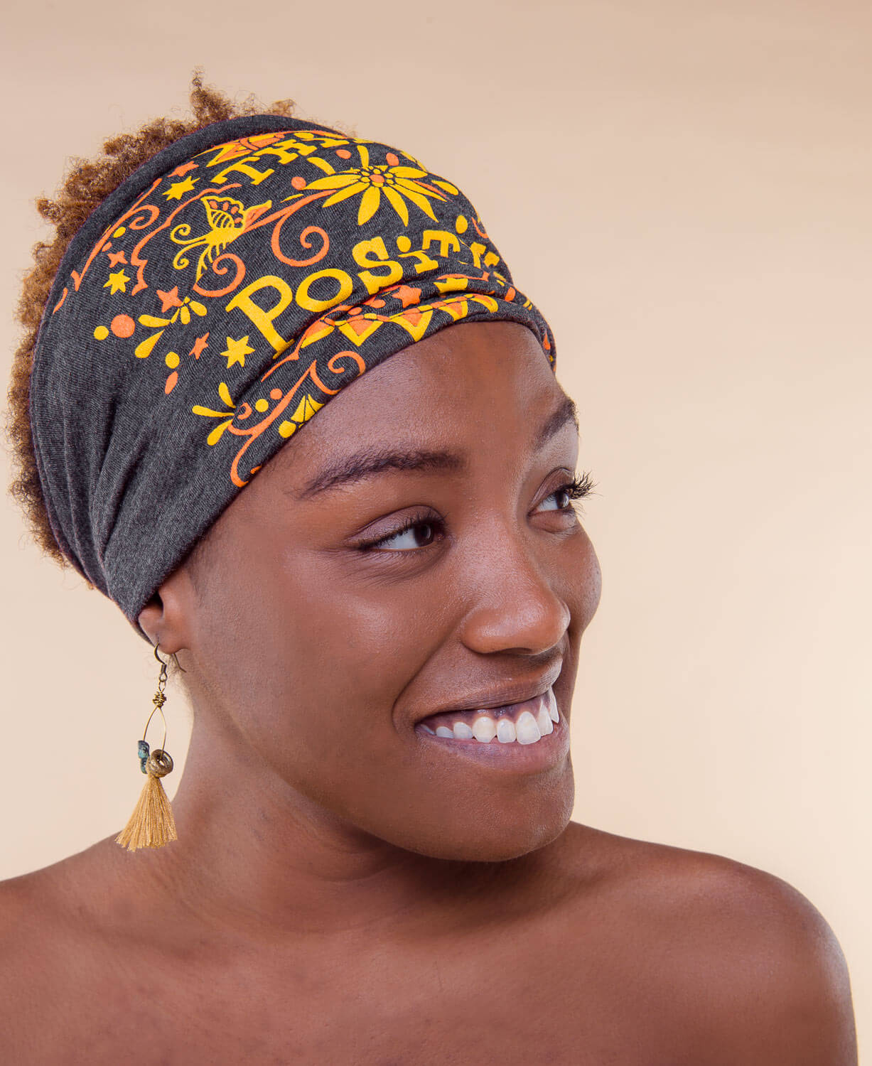 Think Positive Boho Headband