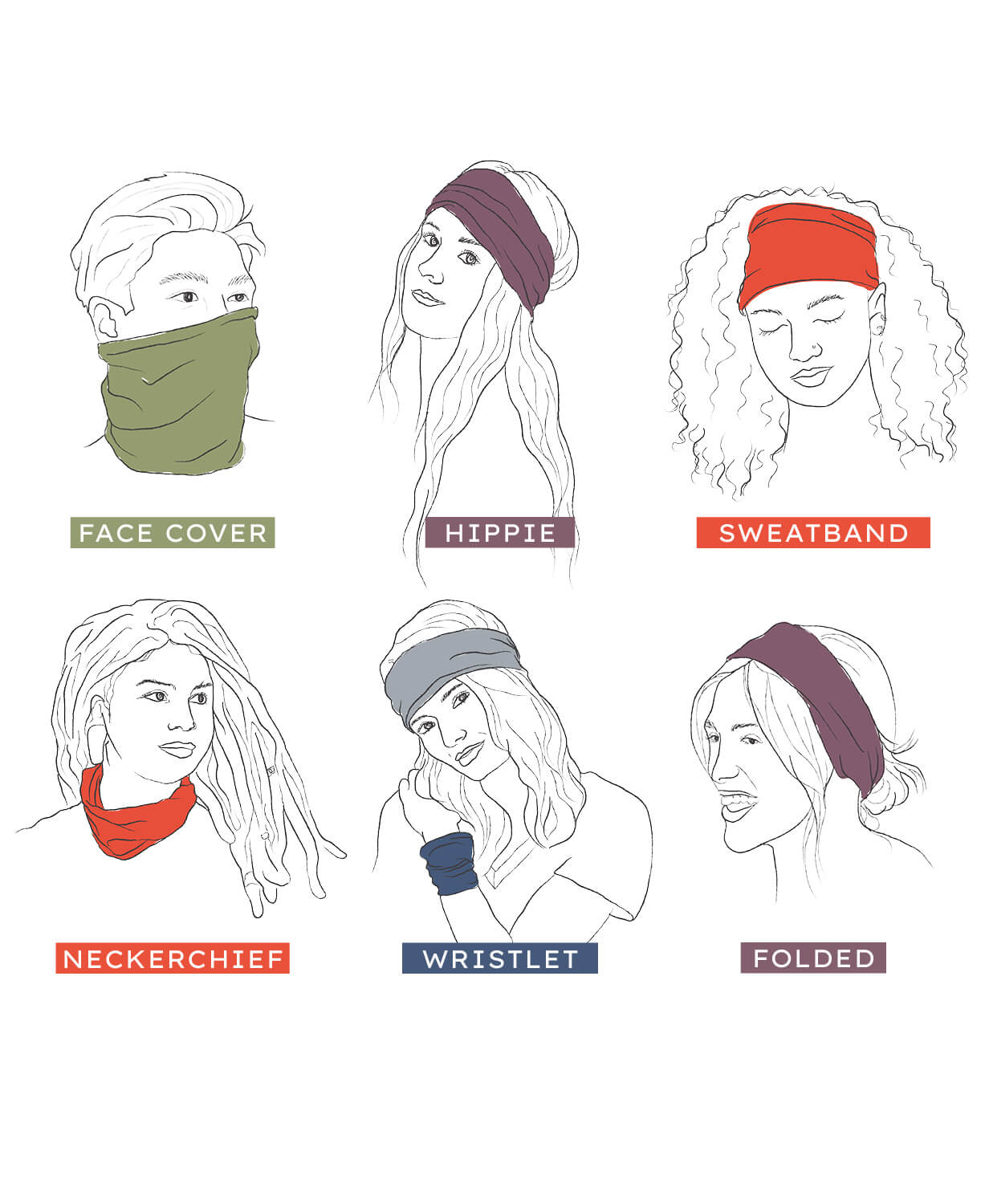 Think Positive Boho Headband