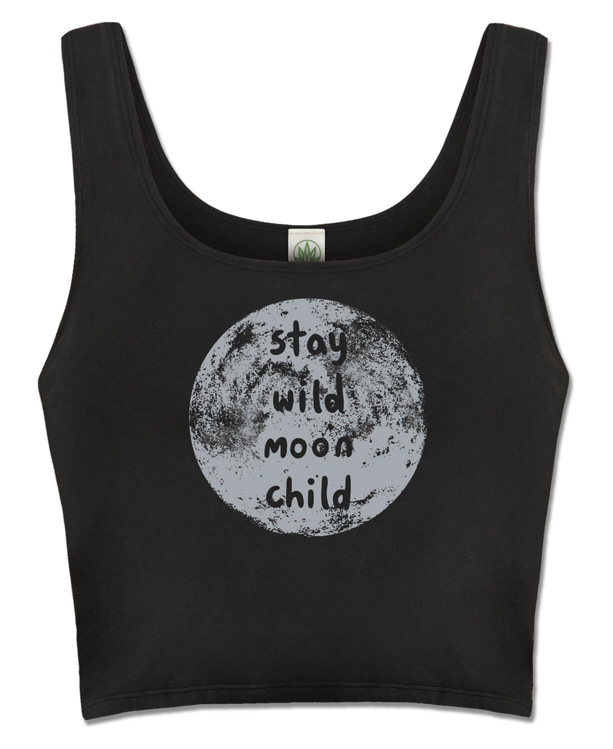 Stay Wild Moon Child Organic Cropped Tank