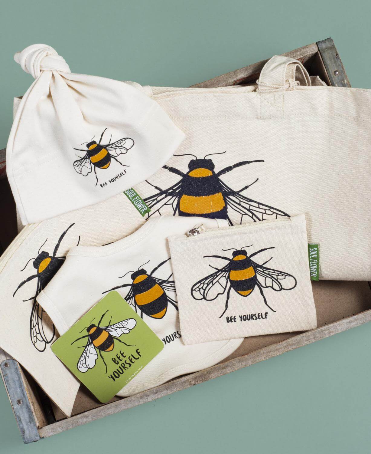 Bee Yourself Small Zipper Pouch