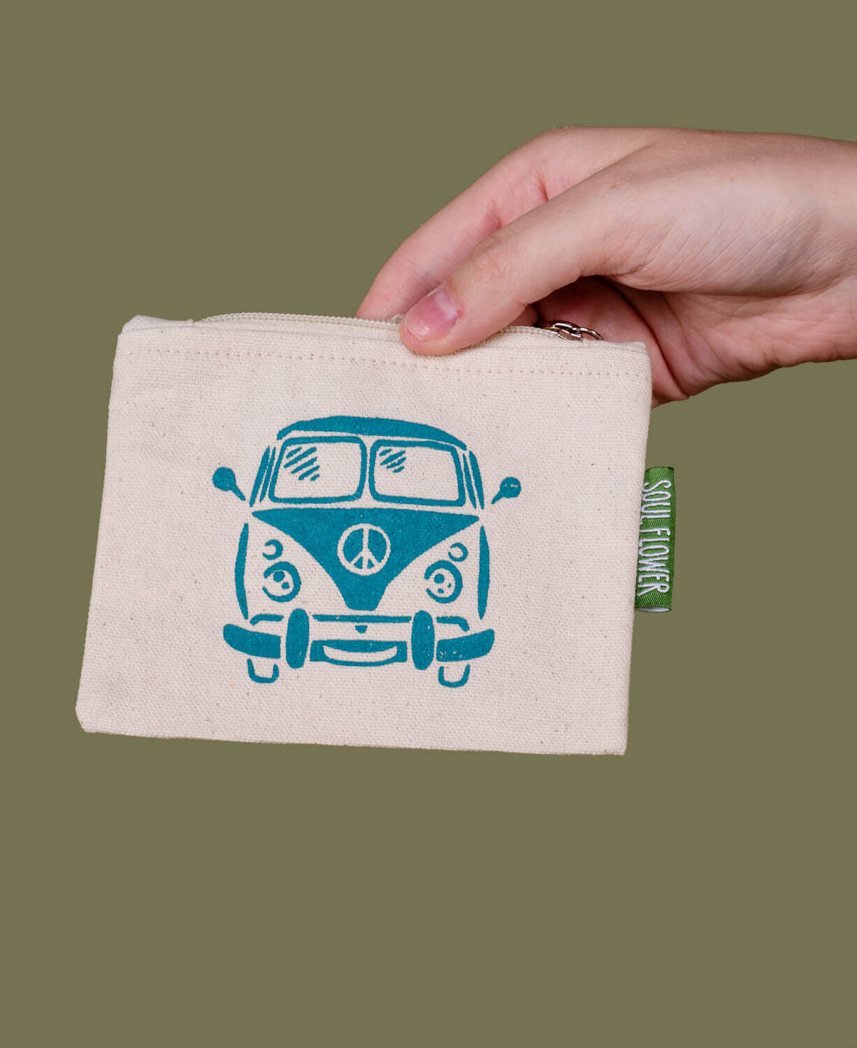 Hippie Bus Small Zipper Pouch