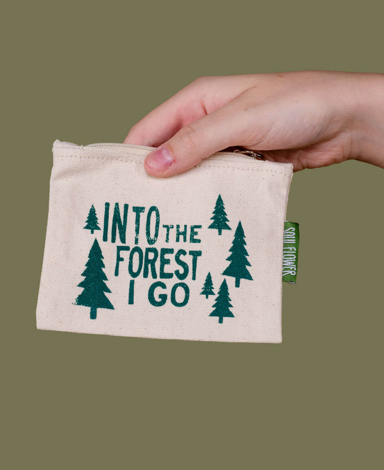 Into the Forest Small Zipper Pouch