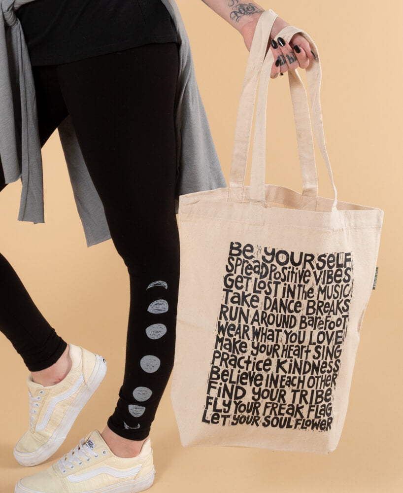 Soul Flower Manifesto Eco Tote Bag