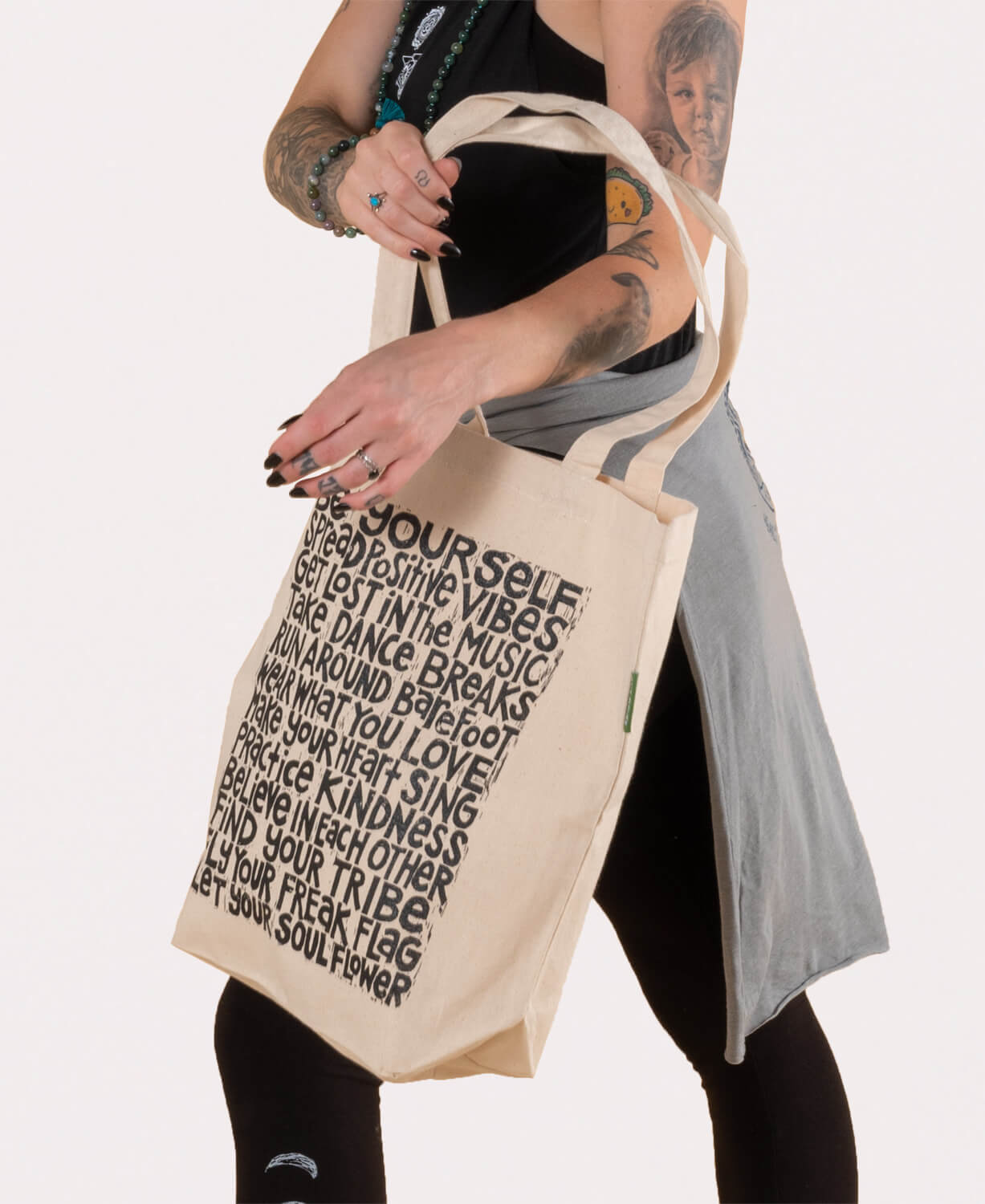 Soul Flower Manifesto Eco Tote Bag