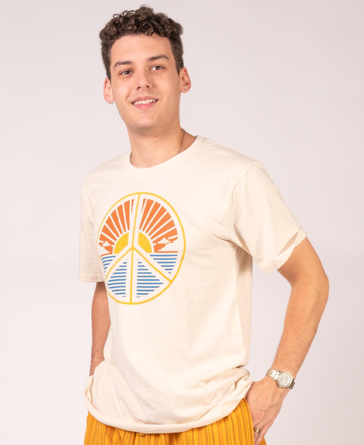 Peace Scene Organic T-Shirt - Unisex Men