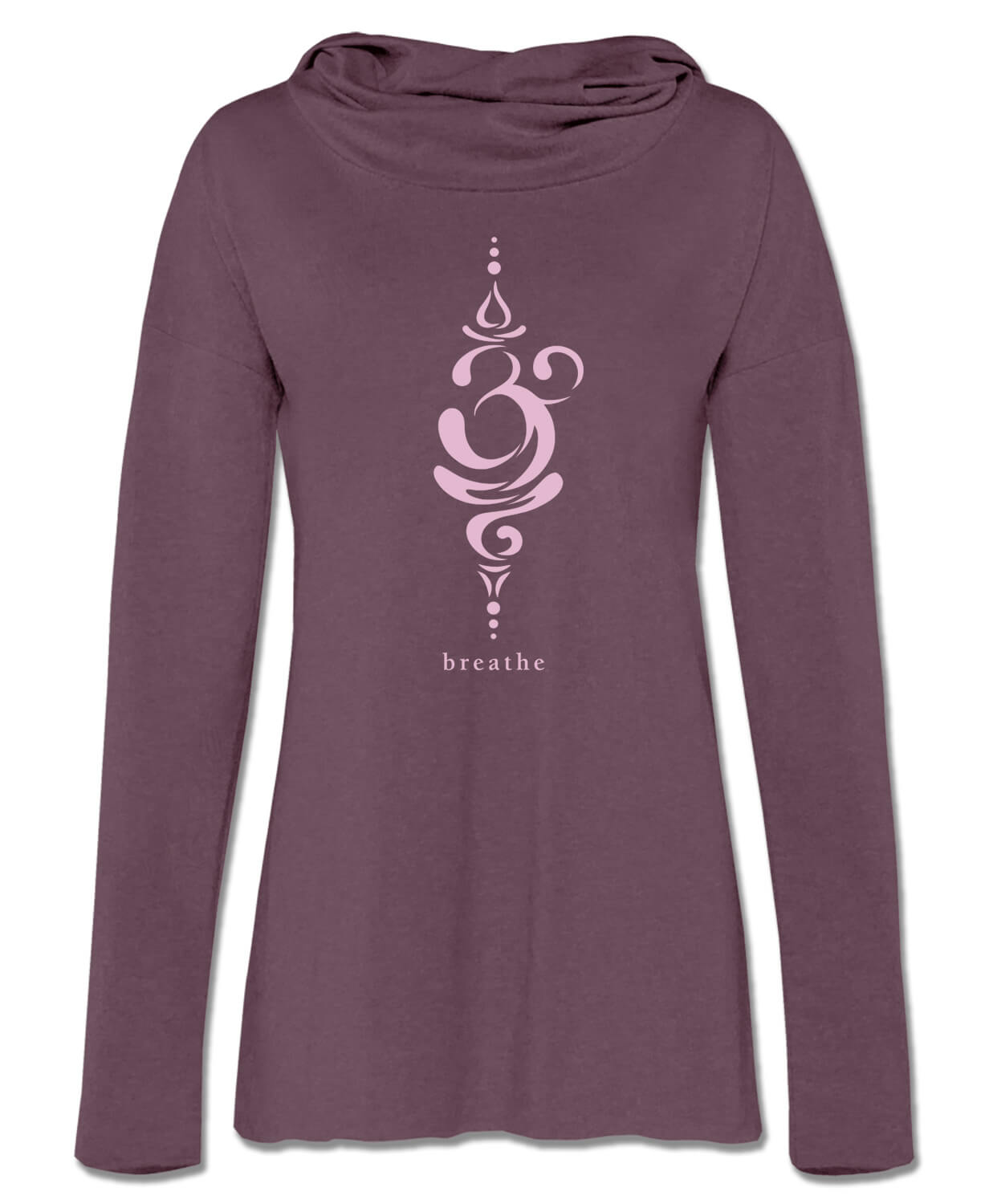 Just Breathe Cowl Yoga Hoody