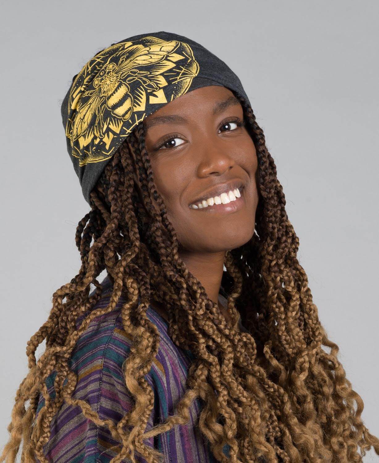 Bee Mandala Boho Headband Women