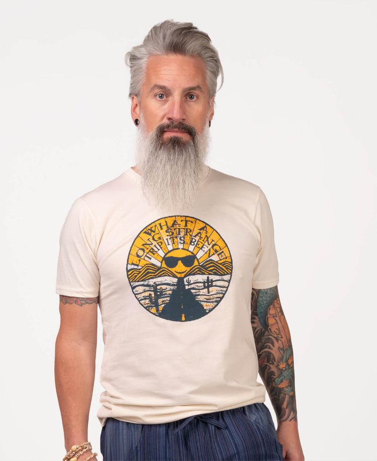 Long Strange Trip Organic T-Shirt - Unisex - Long Strange Trip Tee | Desert T-Shirt | Soul Flower Men