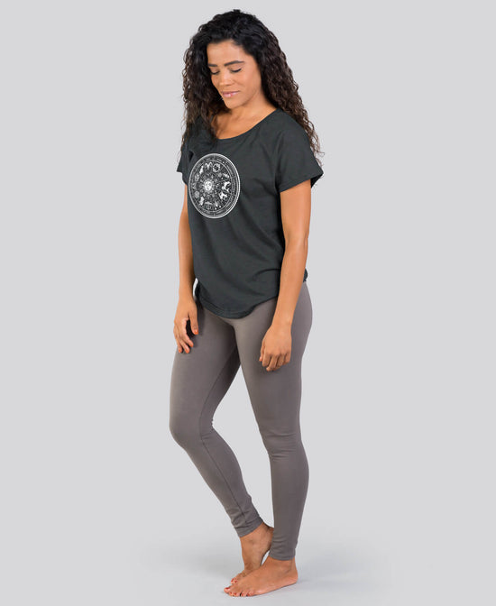 Zodiac Slouch Top - Zodiac T-Shirt | Astrology Slouch Top | Soul Flower Women