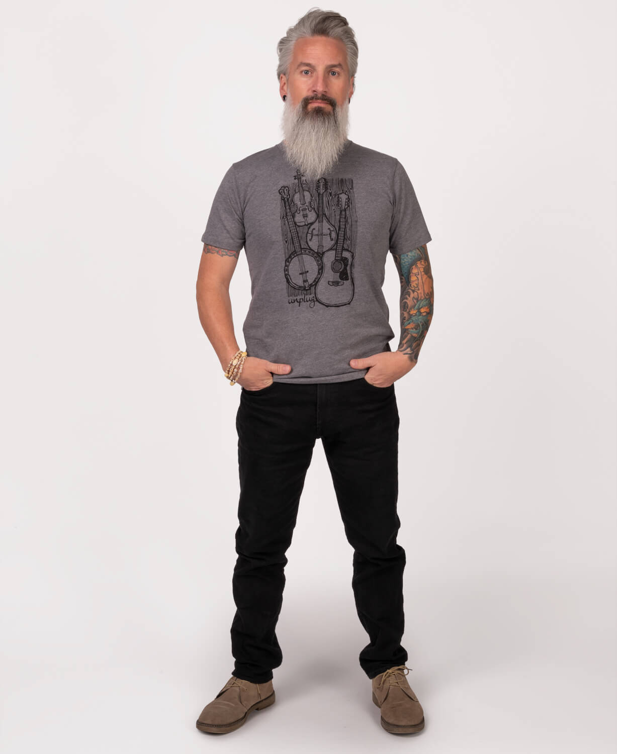 Unplug & Jam Recycled T-Shirt - Unisex Men