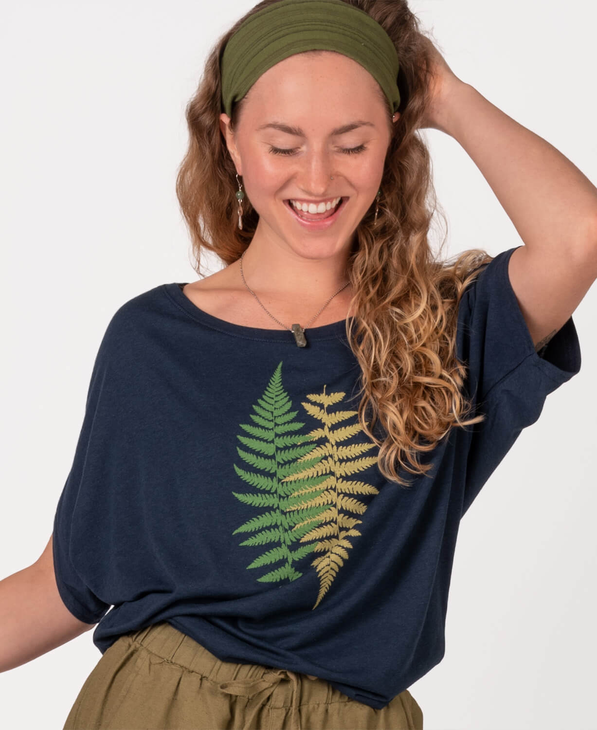 Ferns Bamboo Dolman Top Women