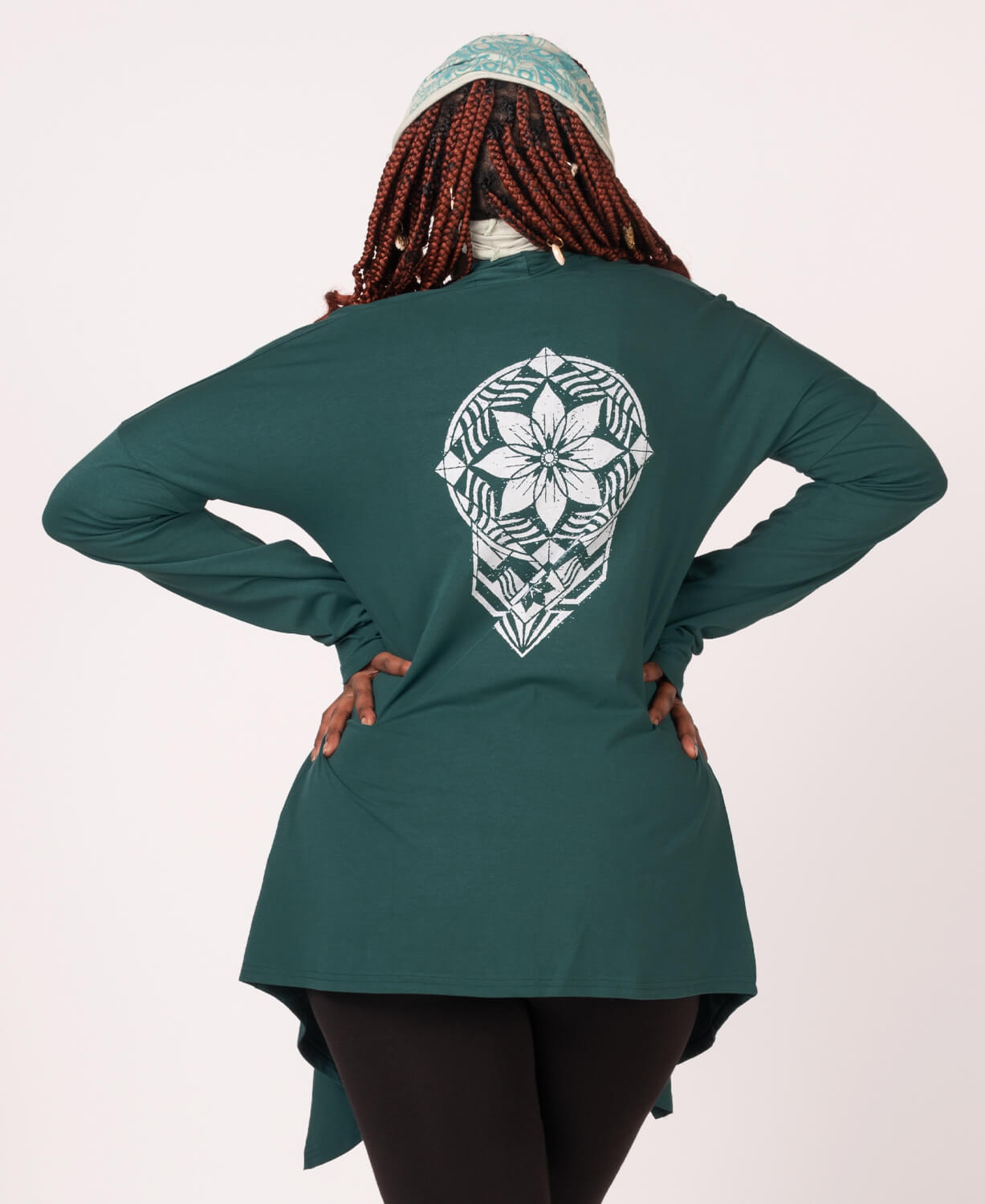 Window to the Soul Draped Cardigan