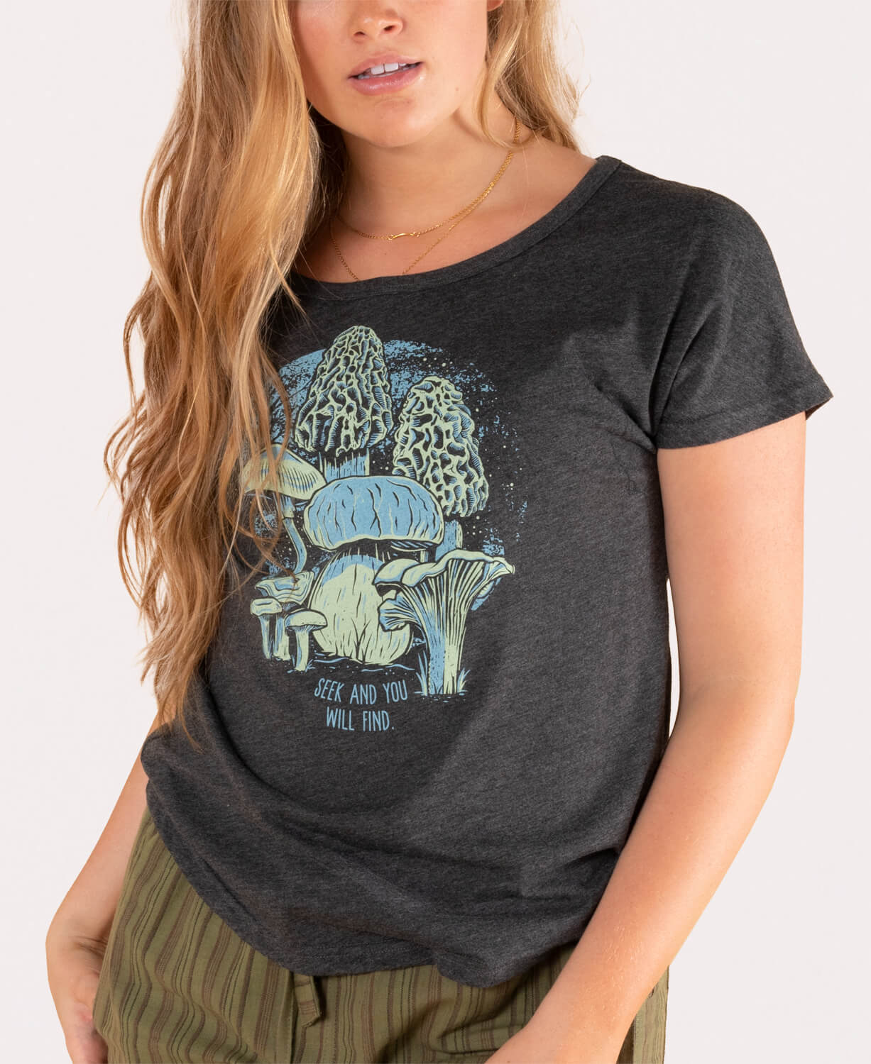 Mushroom Forager Slouch Top Women