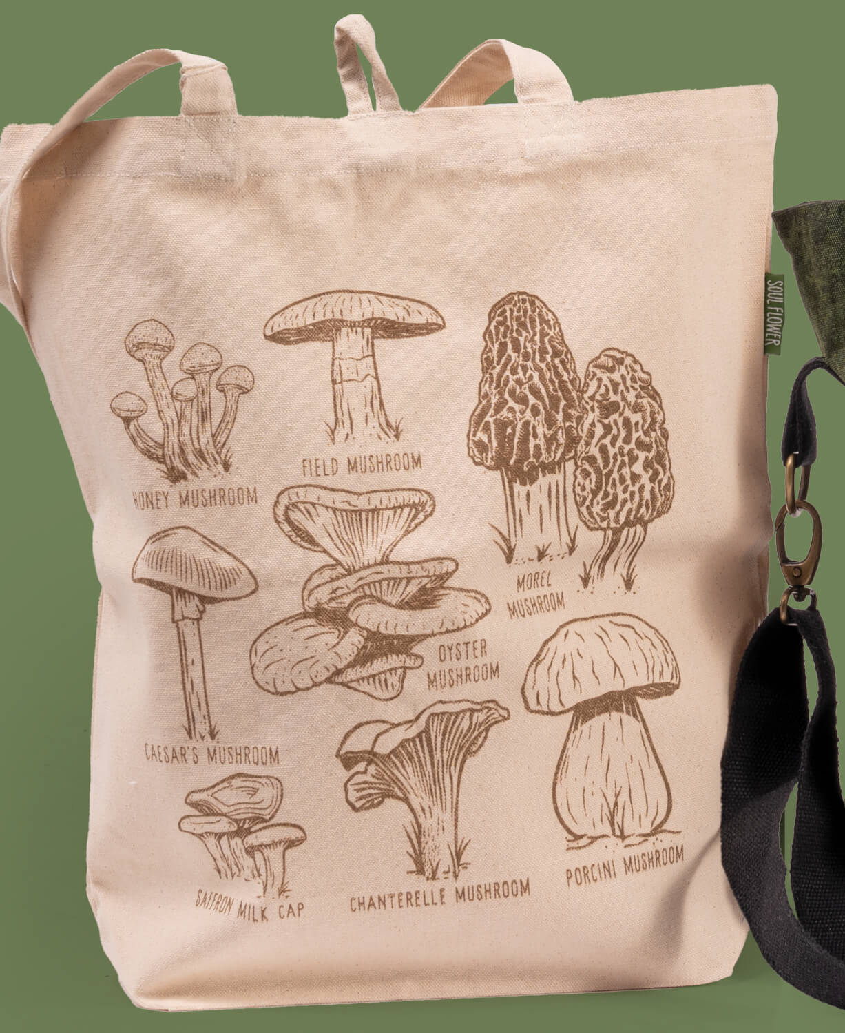 Mushroom Botanical Tote Bag