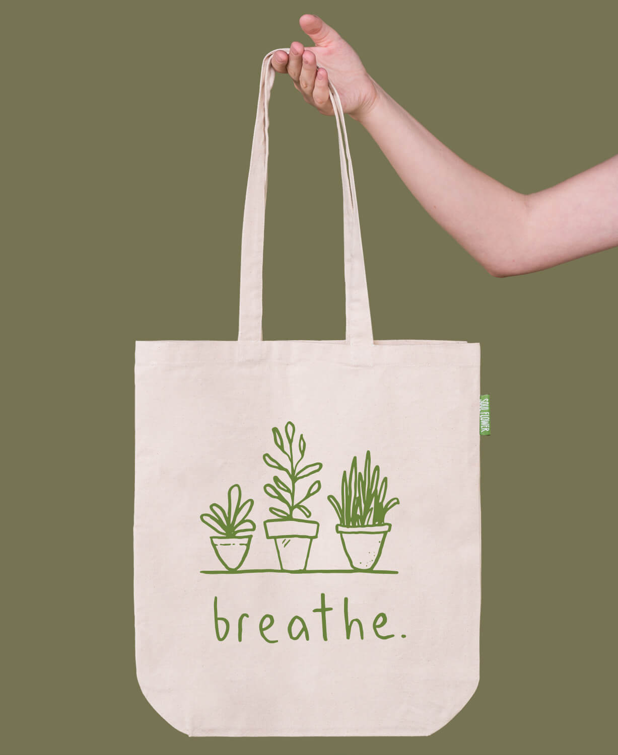 Breathe Tote Bag