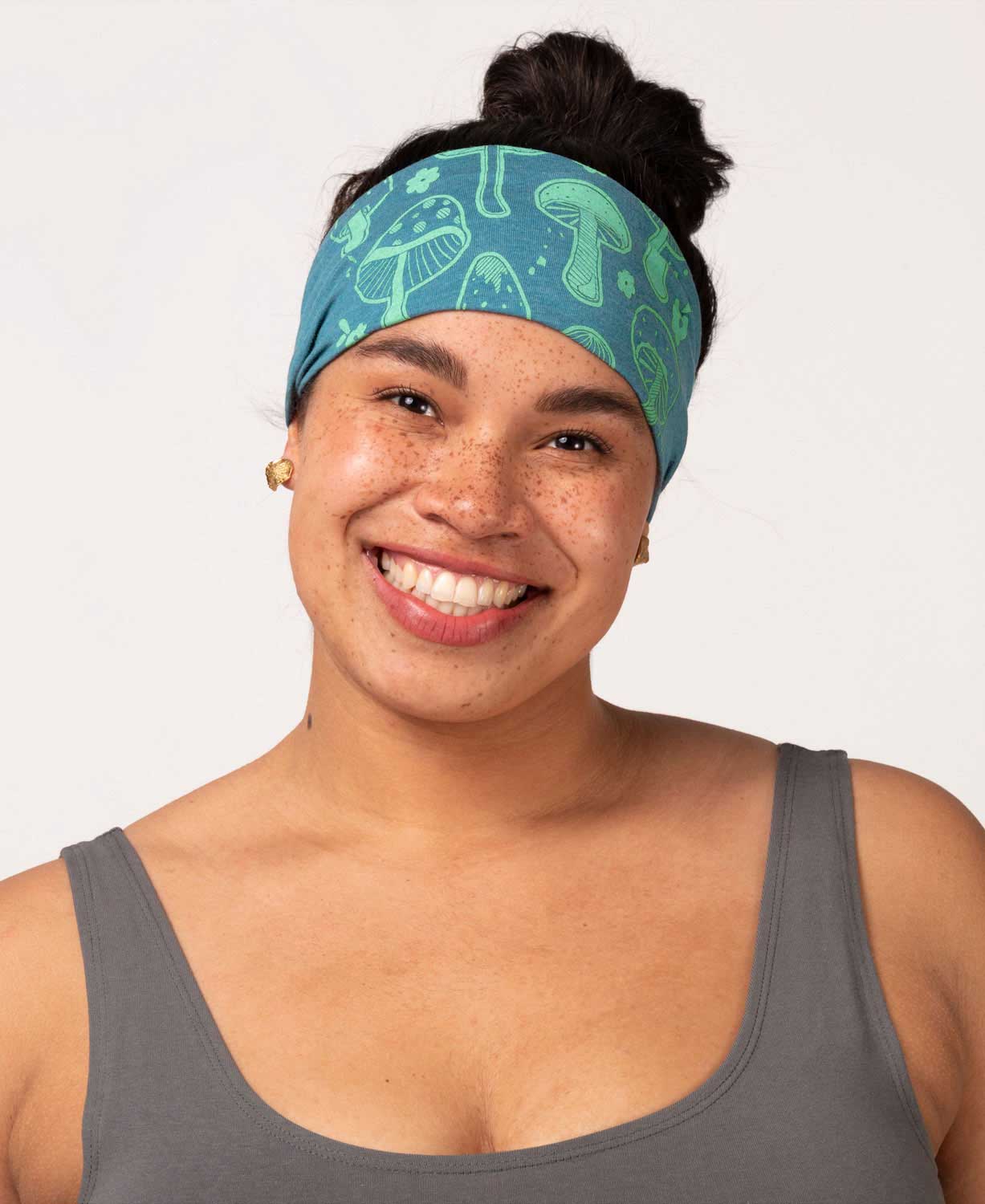 Retro Mushrooms Boho Headband