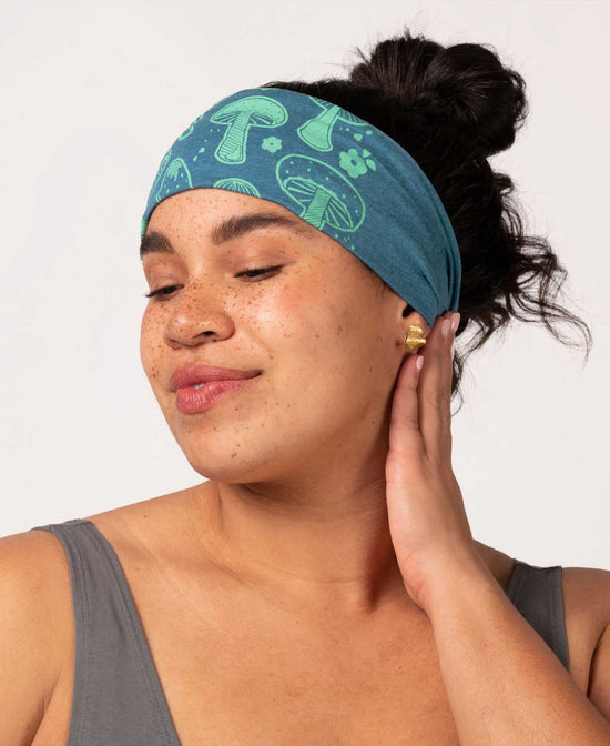 Retro Mushrooms Boho Headband - Retro Mushroom Headband | Boho Headbands | Soul Flower