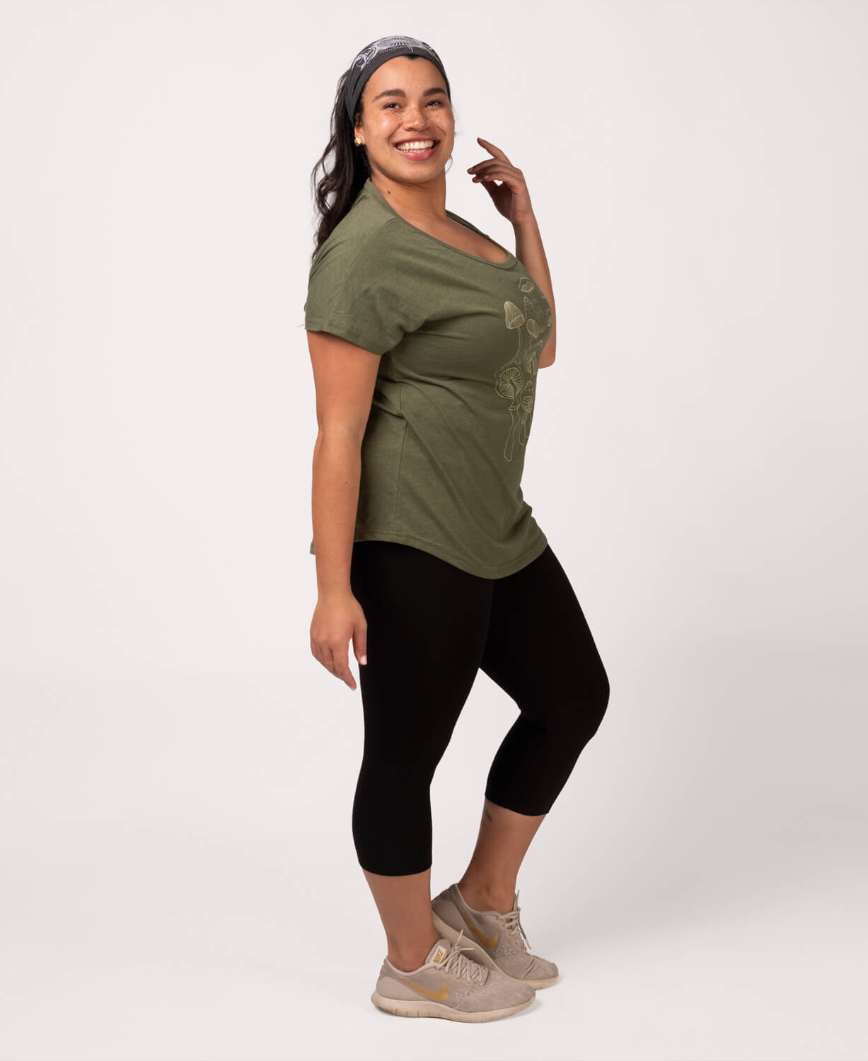 Mushrooms Slouch Top Women