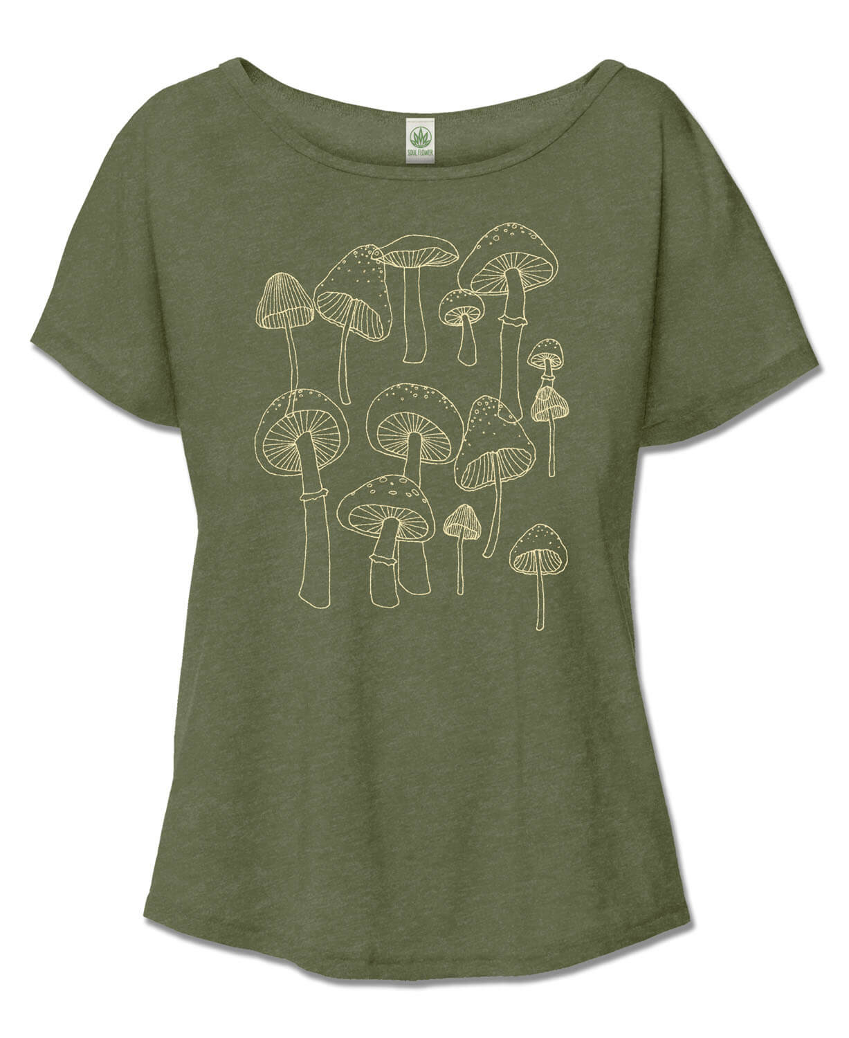 Mushrooms Slouch Top