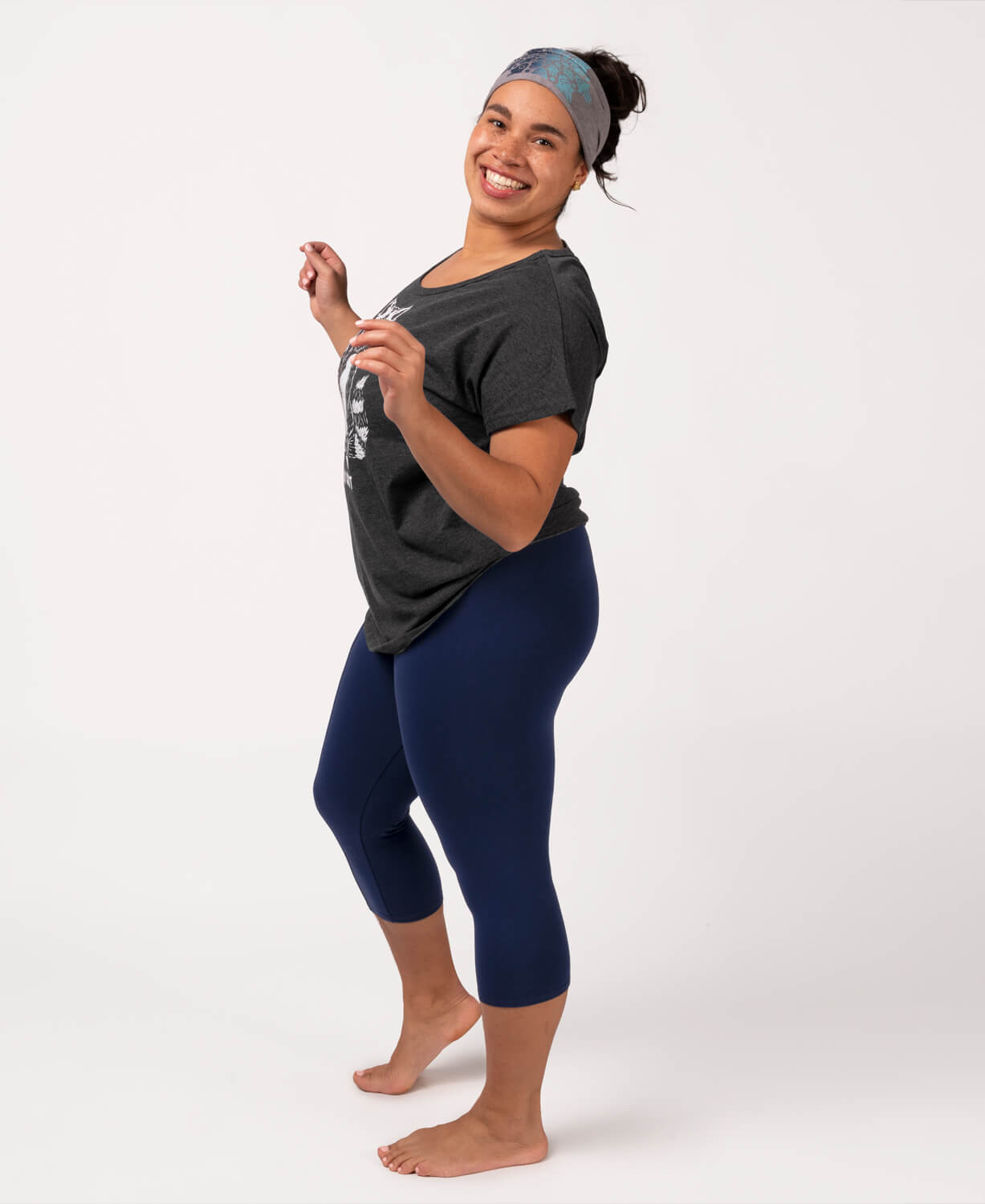 Peace Out Raccoon Slouch Top Women