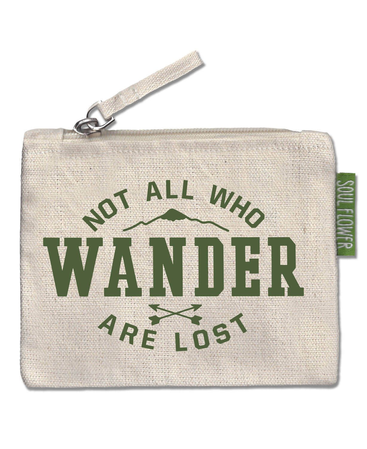 Not All Who Wander Small Zipper Pouch