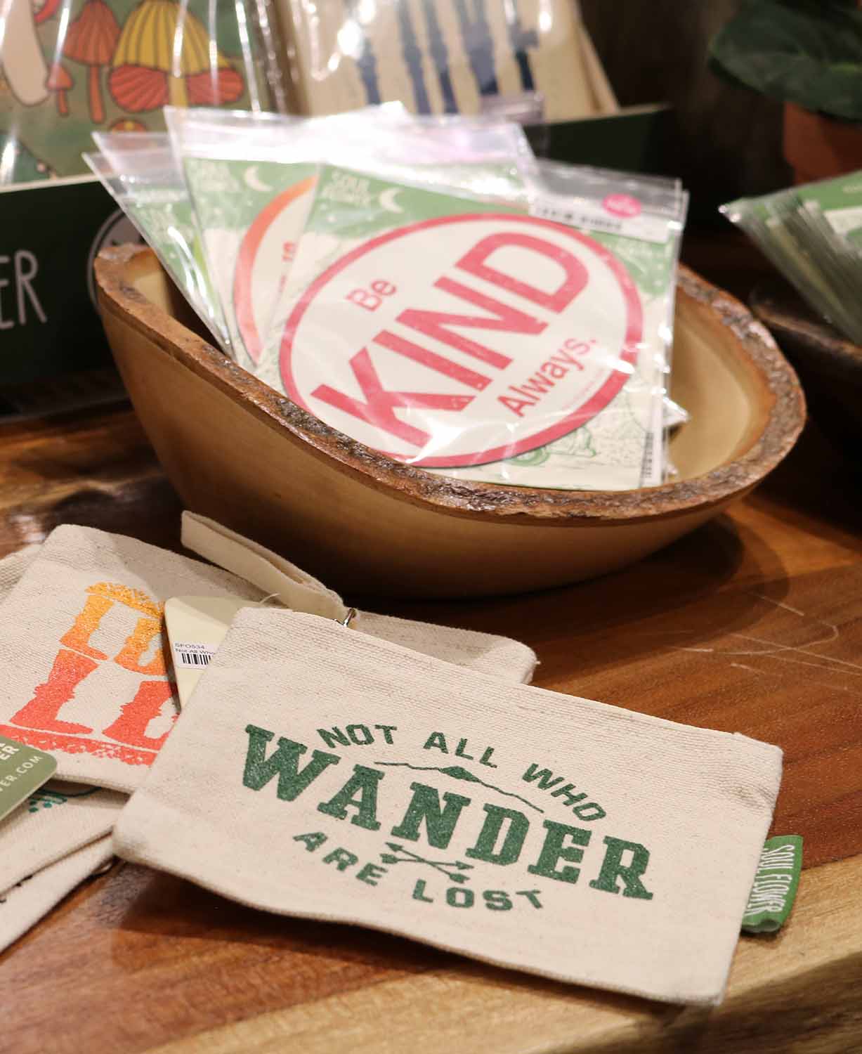 Not All Who Wander Small Zipper Pouch