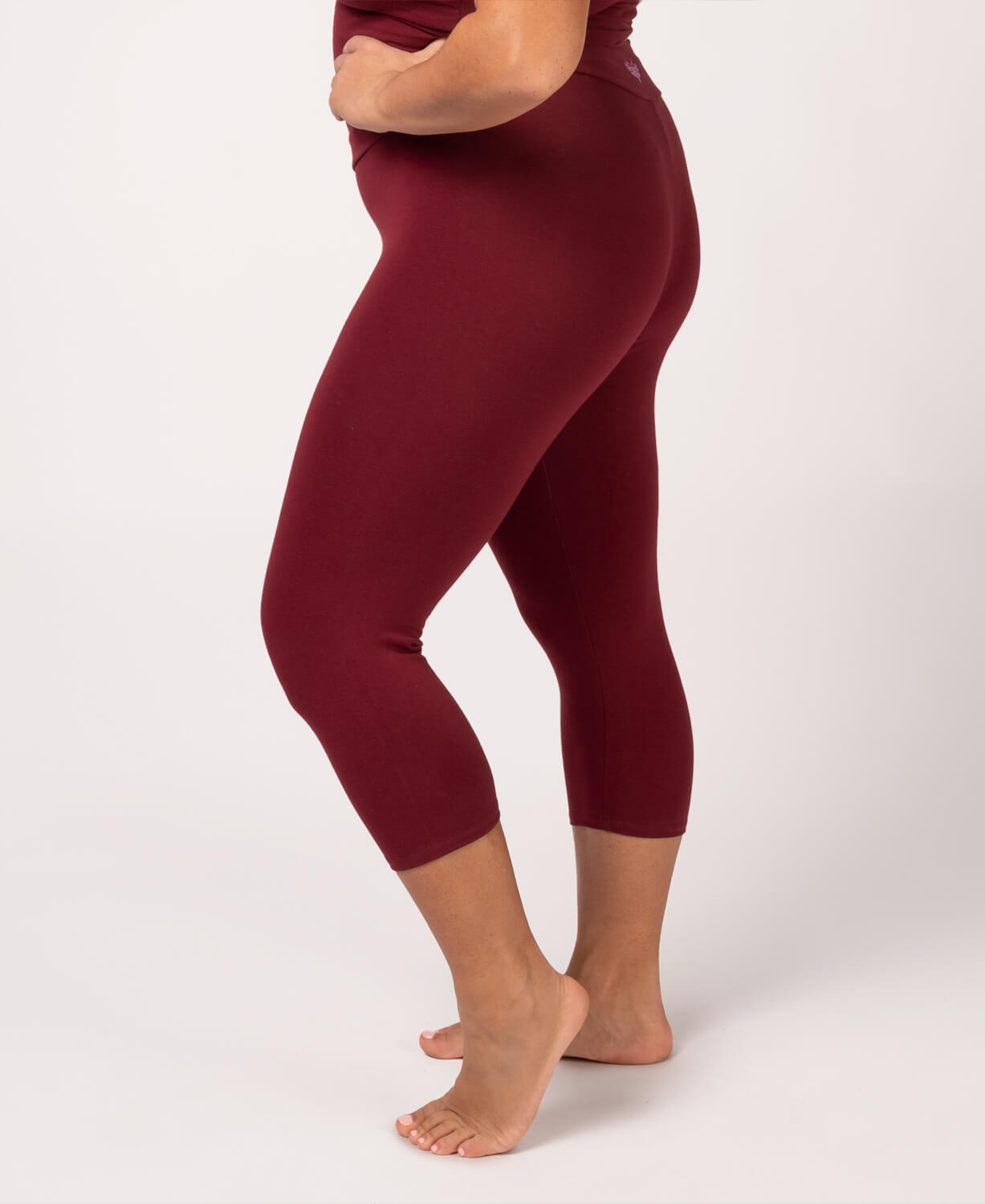 Closeout! Mini Moth Organic Cropped Leggings Women