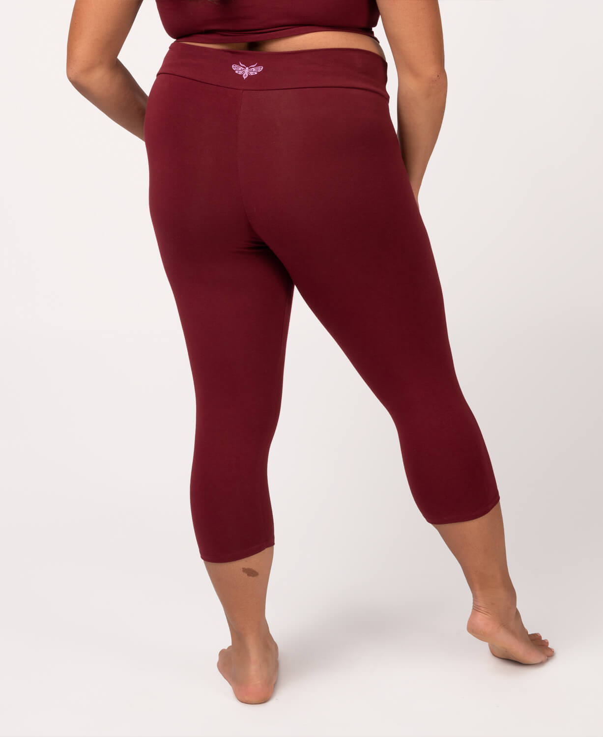 Closeout! Mini Moth Organic Cropped Leggings Women